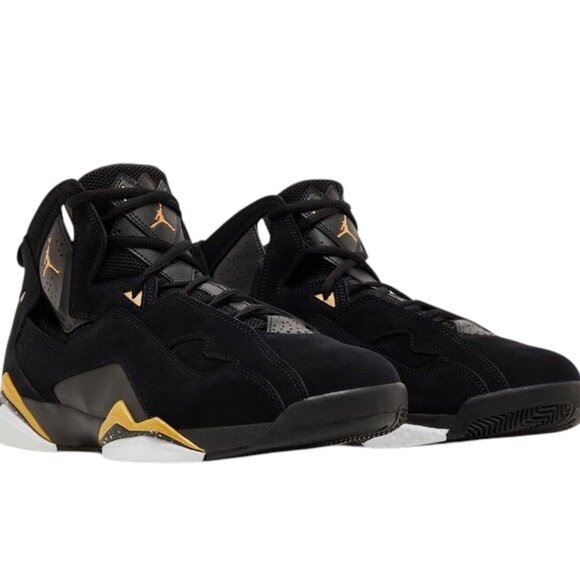 Air Jordan True Flight Black Gold Mens Basketball Shoes Size 9.5 342964 072 NEW main image 5